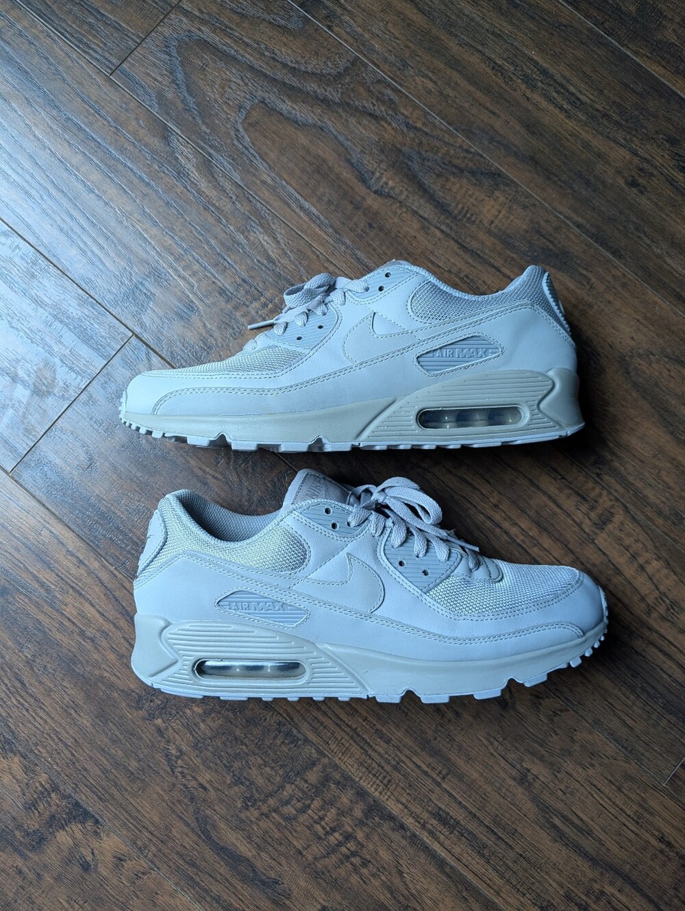 Nike Air Max 90 Shoes Wolf Grey Size 10.5 Mens